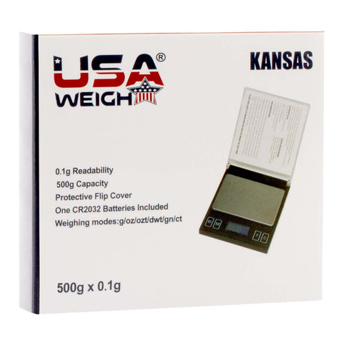 USAWeigh Digitalwaage Kansas 500g x 0,1g