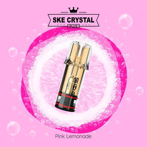 SKE Crystal Plus POD 2ml Mehrweg E-Shisha - Pink Lemonade 2er Pack