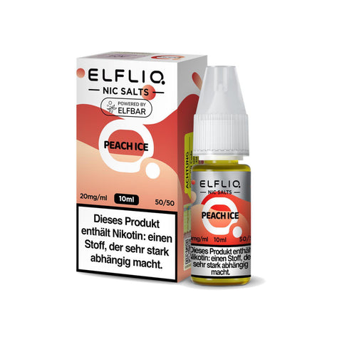 ELFLIQ Nikotinsalz Liquid - Peach Ice 20mg