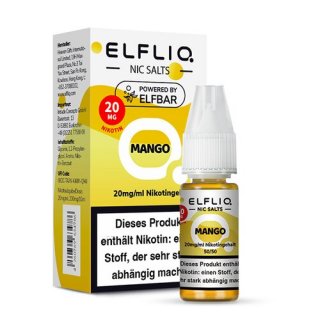 ELFLIQ Nikotinsalz Liquid - Mango 20mg