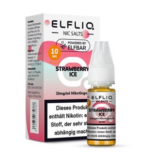 ELFLIQ Nikotinsalz Liquid - Strawberry Ice 10mg