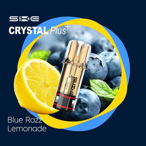 SKE Crystal Plus POD 2ml Mehrweg E-Shisha - Blue Razz Lemonade 2er Pack