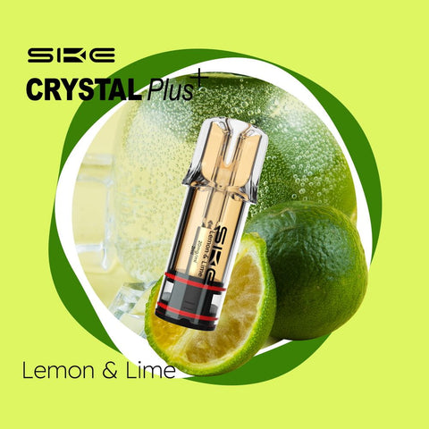 SKE Crystal Plus POD 2ml Mehrweg E-Shisha - Lemon & Lime 2er Pack