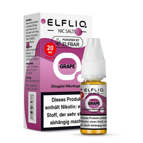 ELFLIQ Nikotinsalz Liquid - Grape 20mg