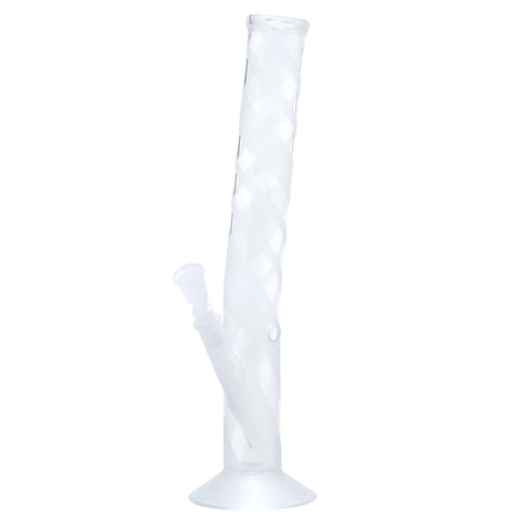 Sand Hangover Straight Glass Bong - Clear