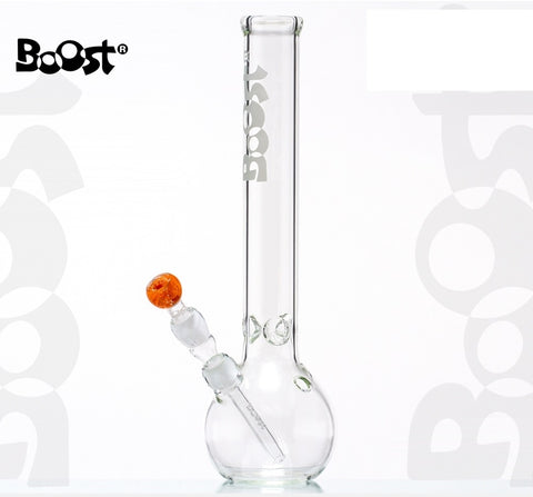 Boost Bouncer Glas Bong - Clear Orange