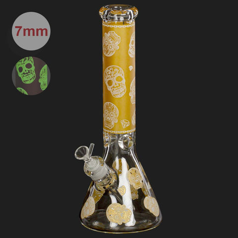 Amsterdam Limited Edition Skull Gold Glow in the Dark