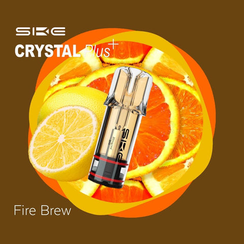 SKE Crystal Plus POD 2ml Mehrweg E-Shisha - Fire Brew 2er Pack