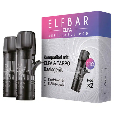 Elfbar ELFA Refillable Leerpod 2er Pack