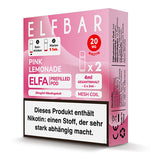 Elf Bar ELFA Prefilled POD 2ml Mehrweg E-Shisha - Pink  Lemonade 2er Pack