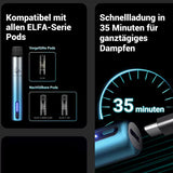 Elf Bar ELFA TURBO Pod Kit Mehrweg E-Shisha - Aurora Black