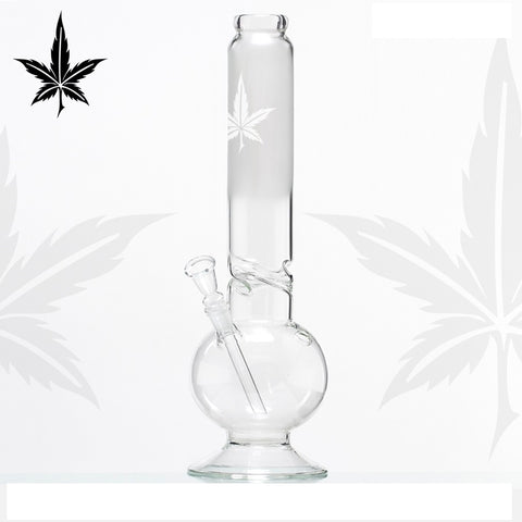 Sand Leaf Bouncer Glass Bong