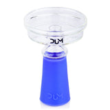 DUM Wind Bowl Glas Silikonkopf - Blau