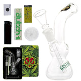 Amsterdam Greenline Bong SET - Multi Leaf