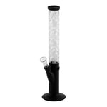 Greenline Glass Bong Straight - Black