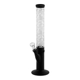 Greenline Glass Bong Straight - Black