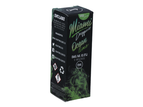 Miami Drippers Liquid 10 ml - Ocean Lime 0mg