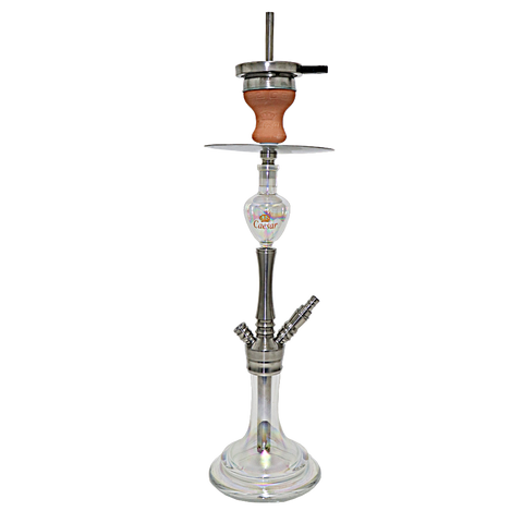 Caesar Shisha Eiffel Edelstahl - Shining Transparent