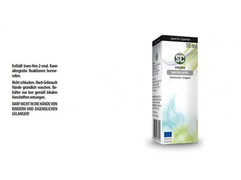 SC Liquid 10 ml - Menthol Apfel 6mg